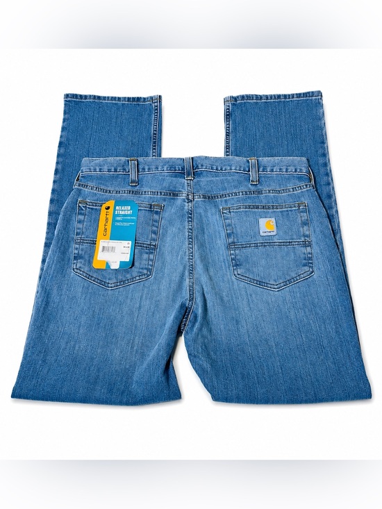 Carhartt Other - Carhartt Relaxed Straight Rugged Flex Jeans medium wash Men’s size 34x30 New